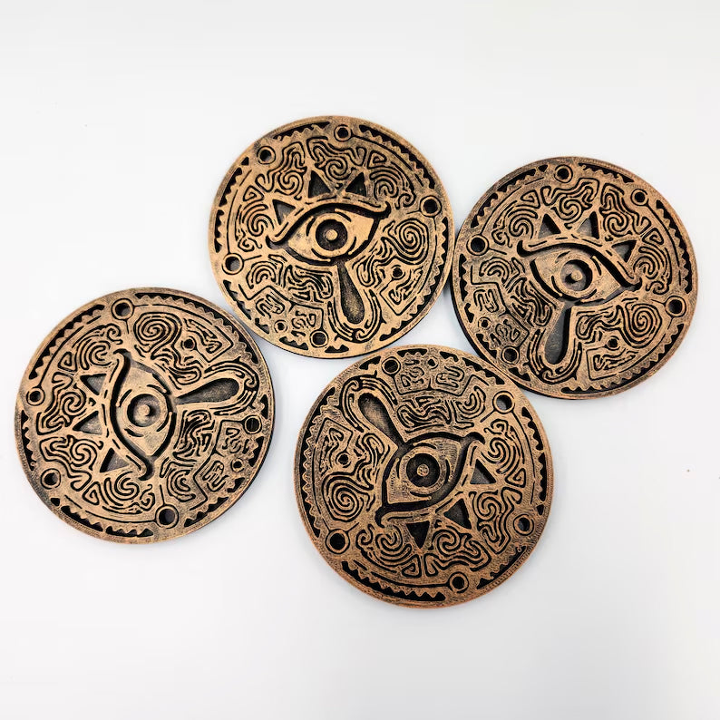 Drink Coaster Lot of 4 - Interior Decor Handmade