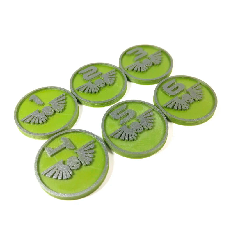 Warhammer 40k - Imperial Guard Objective Markers