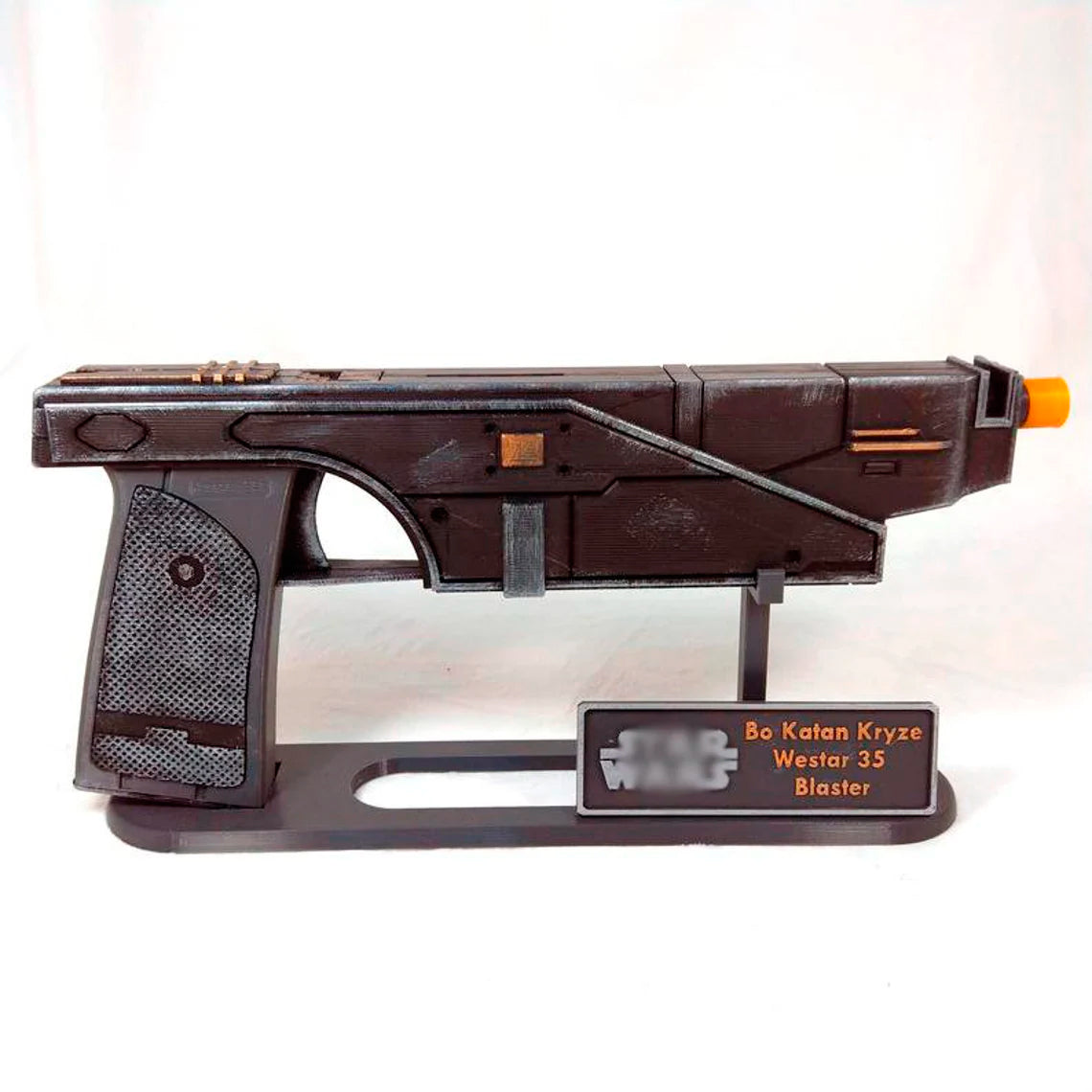 Westar 35 Bo Katan Kryze Blaster with Stand - Prop Cosplay Handmade