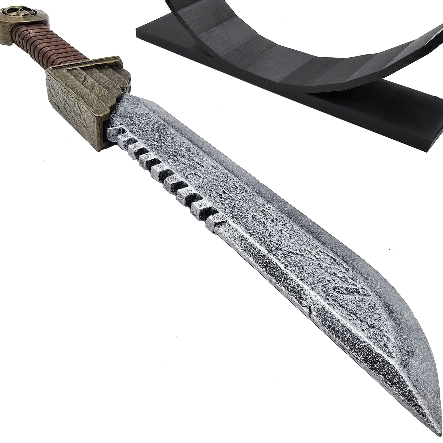 Titus Combat Knife with stand - Handmade gamer gift