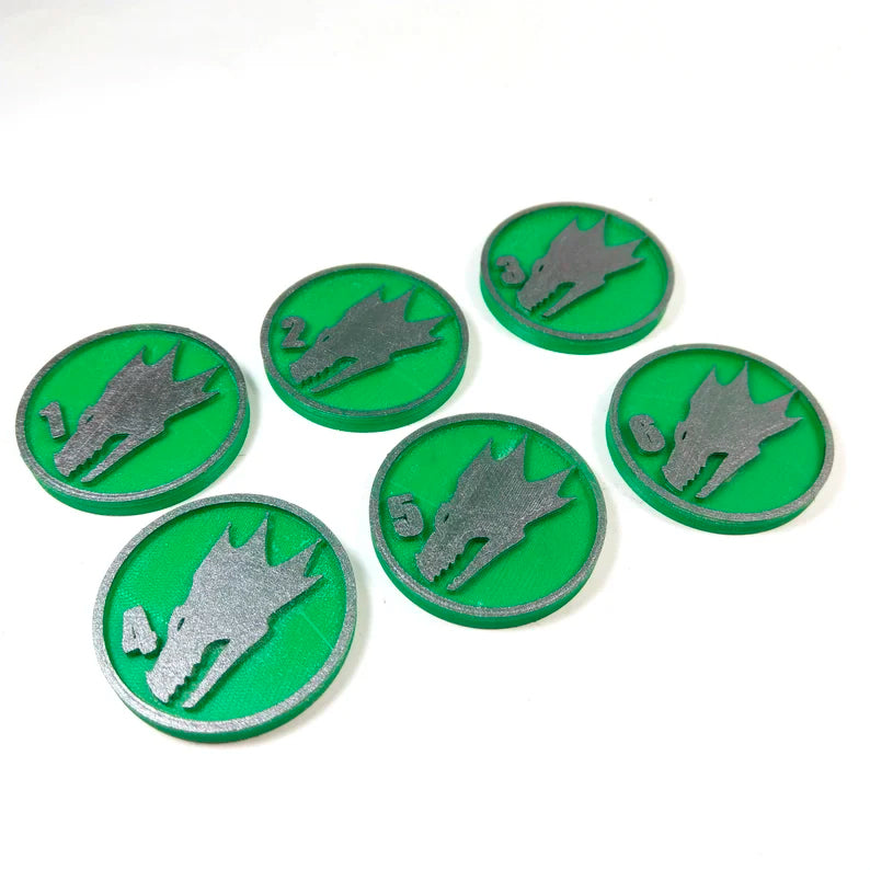 Warhammer 40k - Salamanders Objective Markers