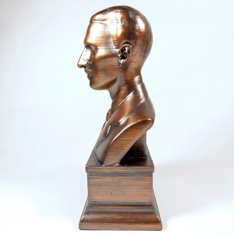 Nikola Tesla Bust Statue Sculpture Handmade