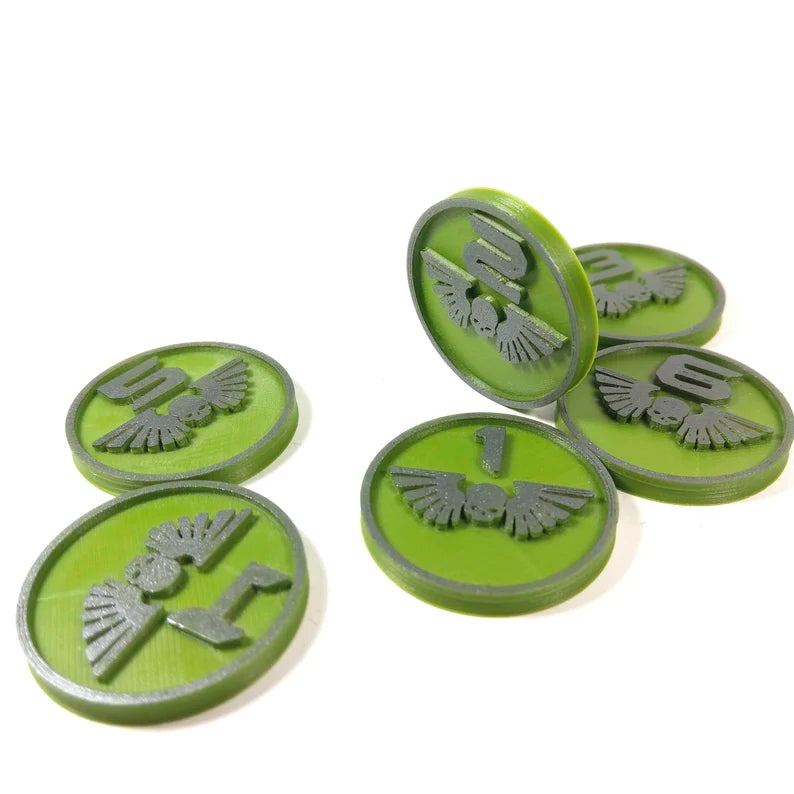 Warhammer 40k - Imperial Guard Objective Markers