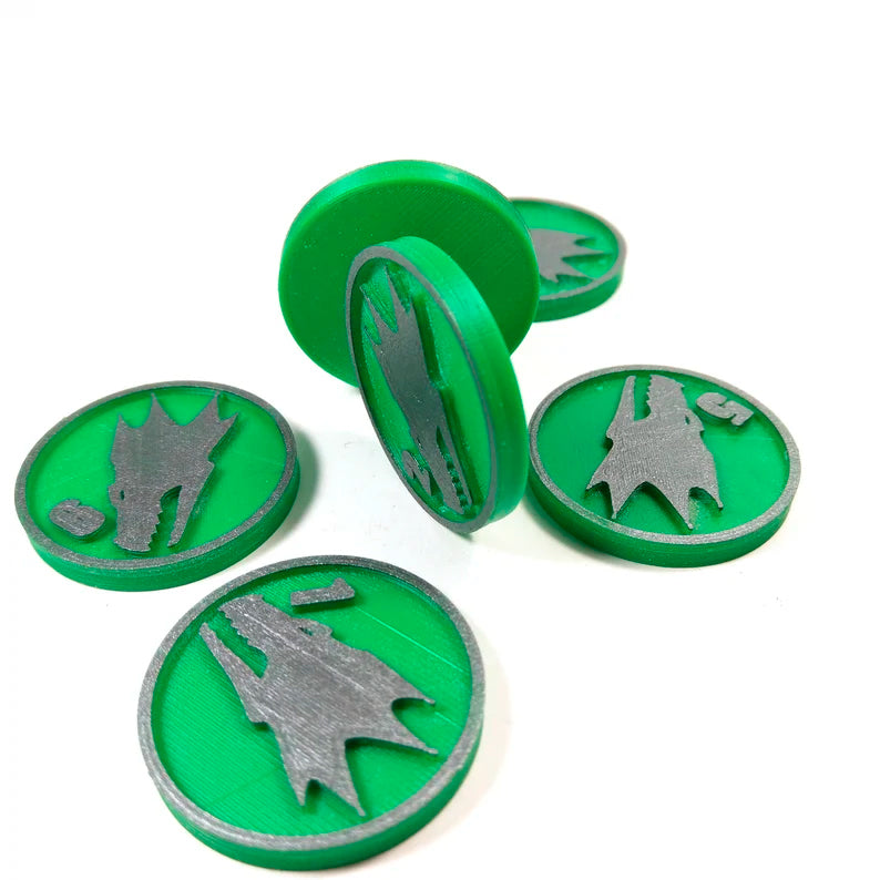 Warhammer 40k - Salamanders Objective Markers