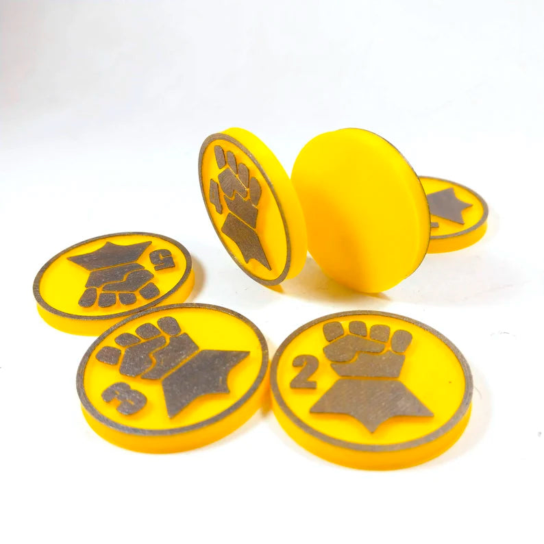 Warhammer 40k - Imperial Fists Objective Markers
