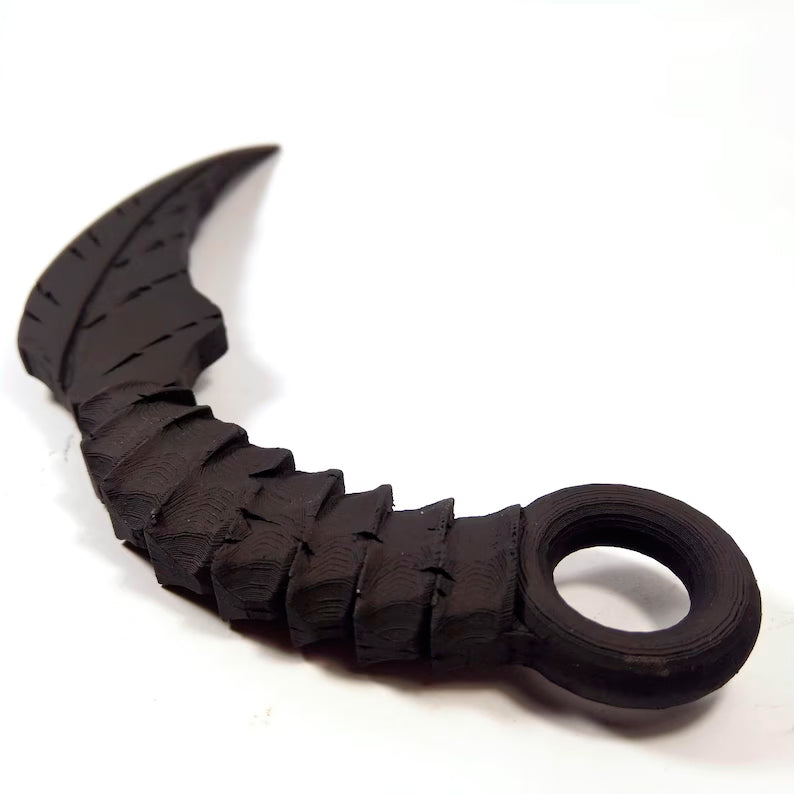 Handmade Mazikeen's Blade Daggers from Lucifer 2pcs black matt