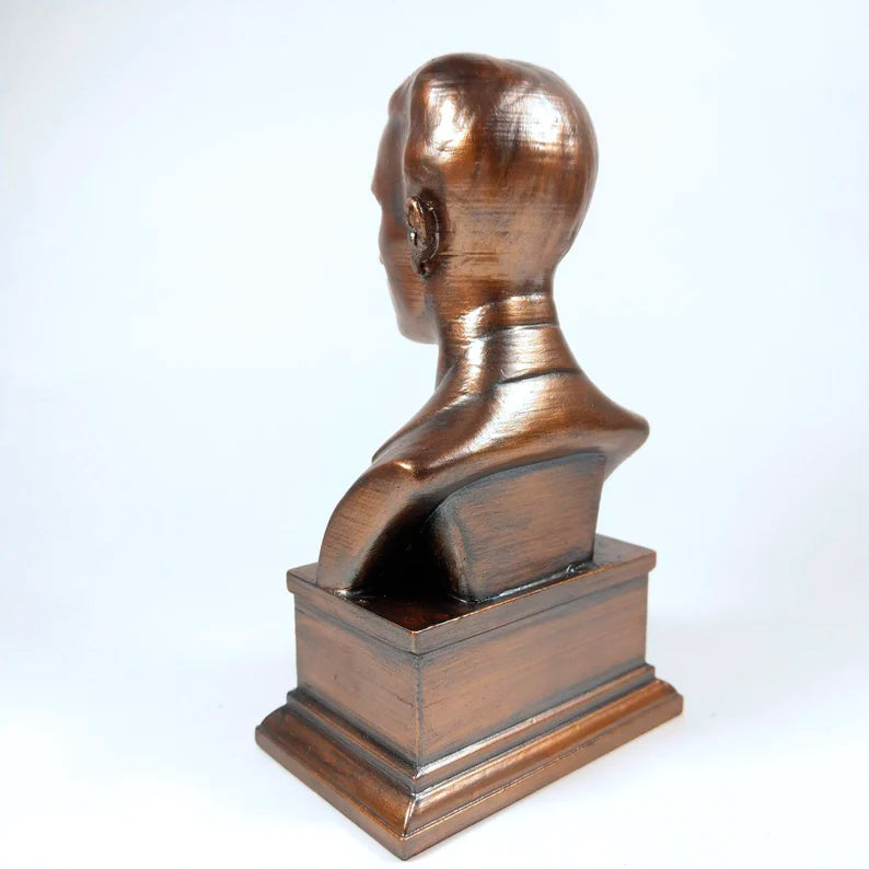 Nikola Tesla Bust Statue Sculpture Handmade