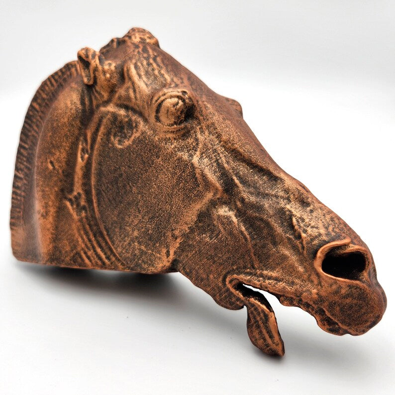 Head of a horse of Selene Statue white or bronze Handmade