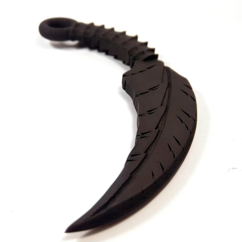 Handmade Mazikeen's Blade Daggers from Lucifer 2pcs black matt