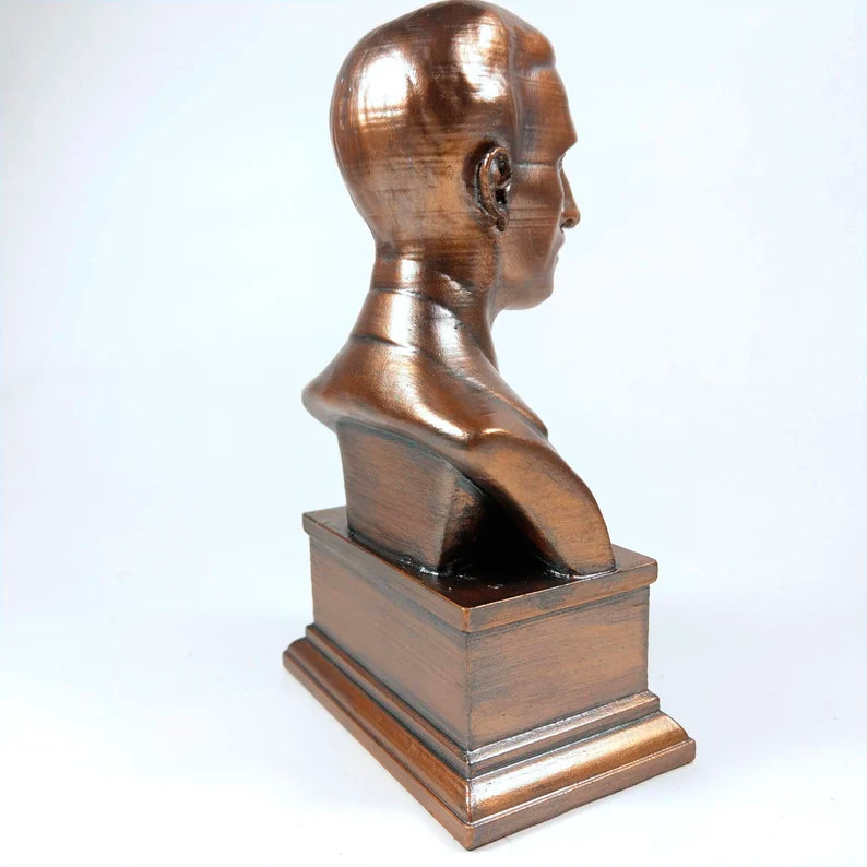Nikola Tesla Bust Statue Sculpture Handmade