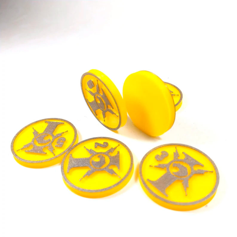Warhammer 40k - Golden Boy Objective Markers