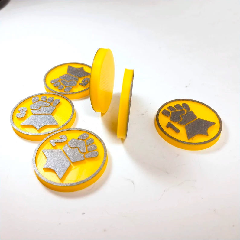 Warhammer 40k - Imperial Fists Objective Markers