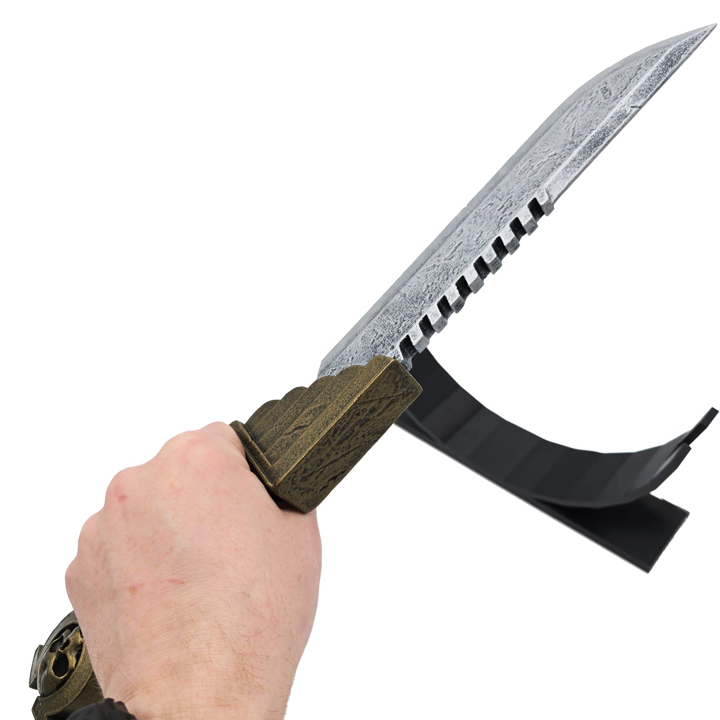 Titus Combat Knife with stand - Handmade gamer gift