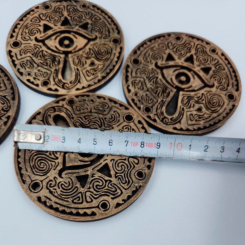 Drink Coaster Lot of 4 - Interior Decor Handmade