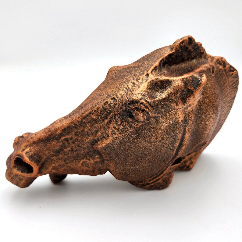 Head of a horse of Selene Statue white or bronze Handmade