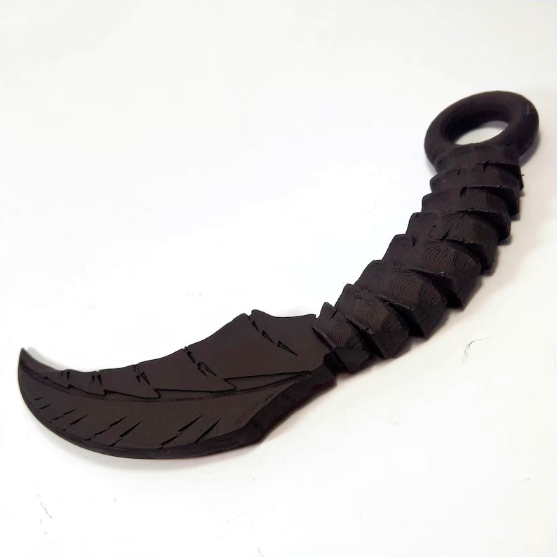 Handmade Mazikeen's Blade Daggers from Lucifer 2pcs black matt