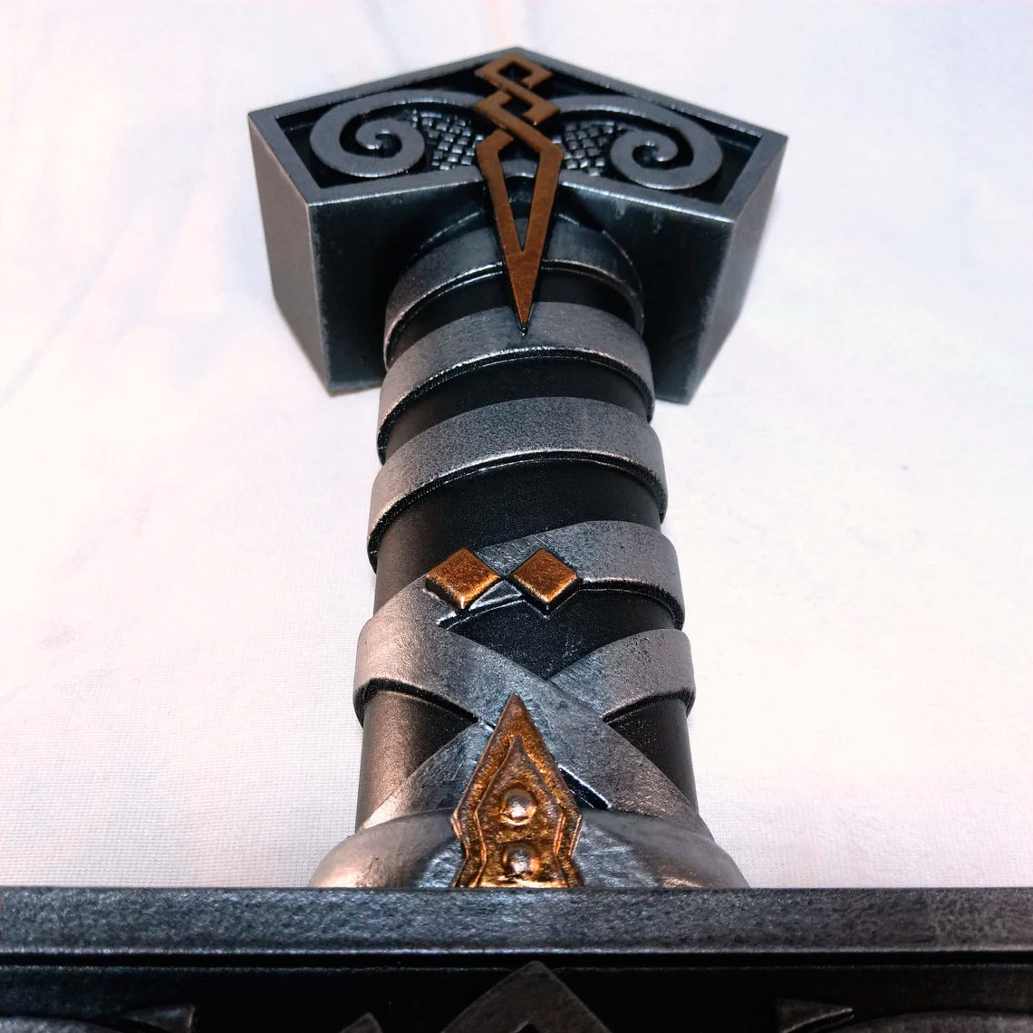 Mjolnir Viking Hammer with wall mount Handmade
