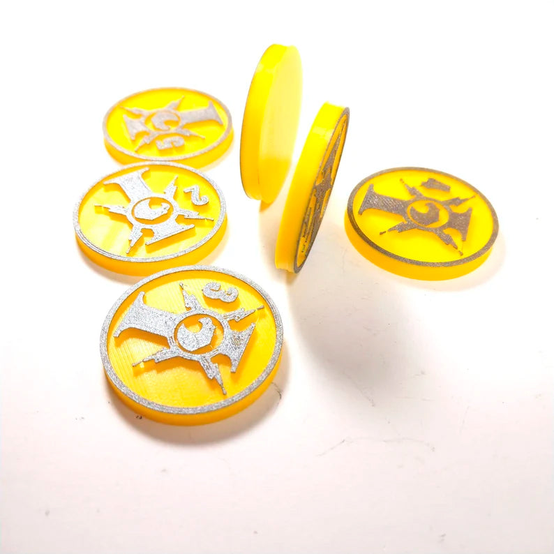 Warhammer 40k - Golden Boy Objective Markers