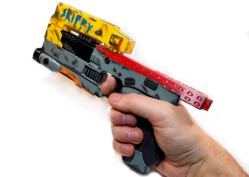 Handmade Skippy Arasaka blaster - Prop Cosplay