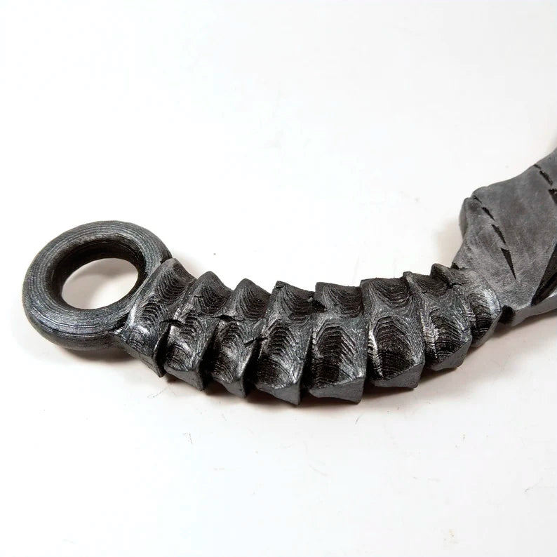 Mazikeen's Blade Daggers from Lucifer 2pcs black gray Handmade