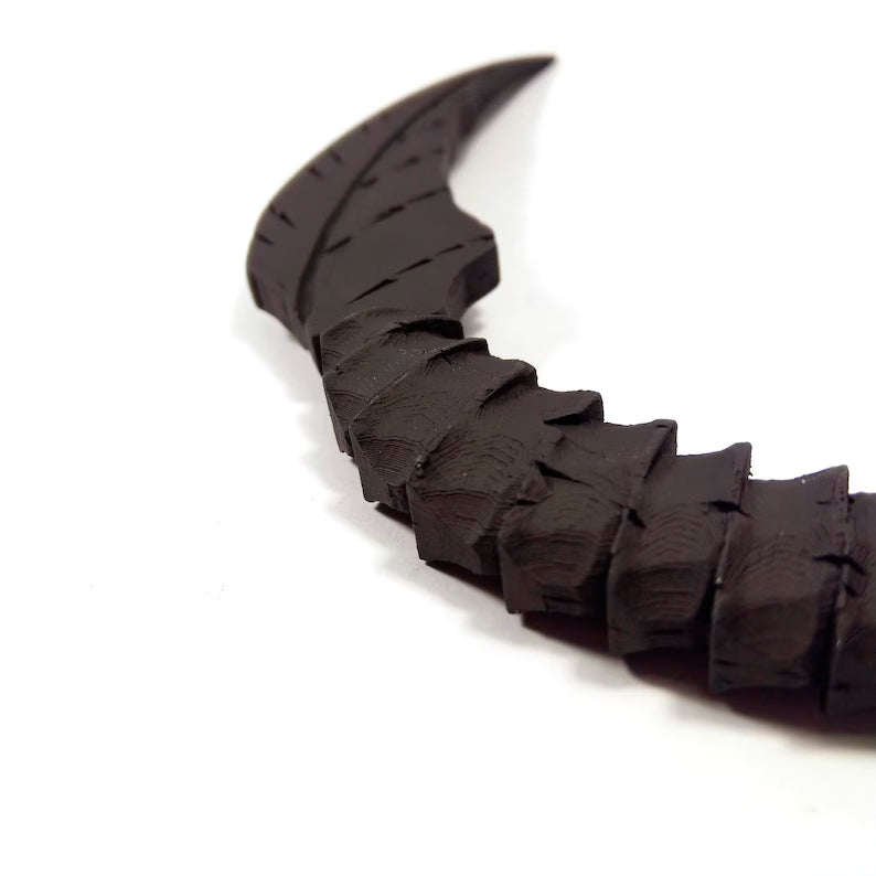 Handmade Mazikeen's Blade Daggers from Lucifer 2pcs black matt