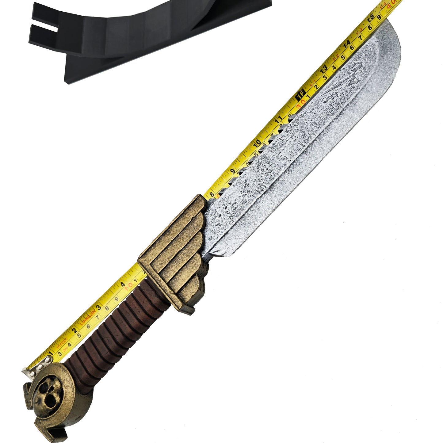 Titus Combat Knife with stand - Handmade gamer gift