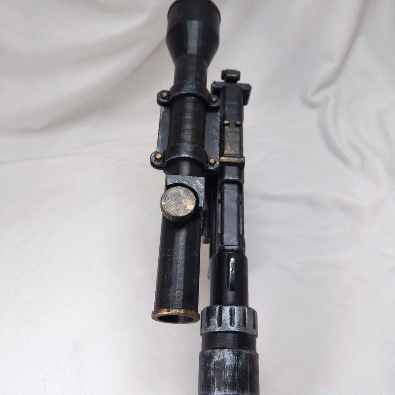 NEW Han Solo DL-44 Blaster with Stand - Prop Cosplay Handmade