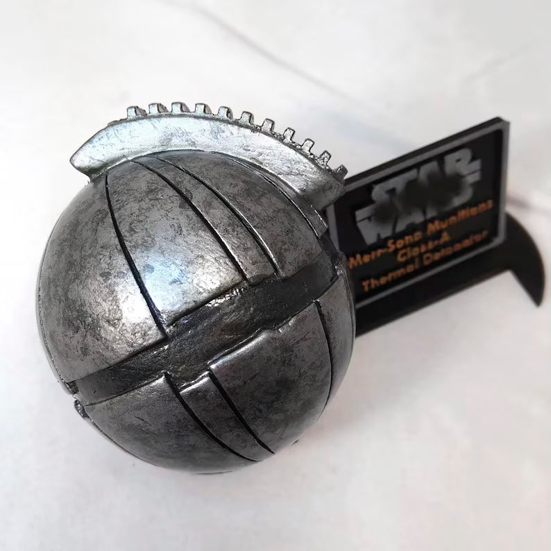 Thermal Detonator with stand Cosplay Prop Handmade