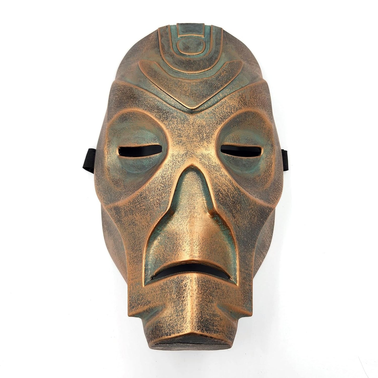 Dragon Priest Mask Old Bronze Cosplay Handmade.