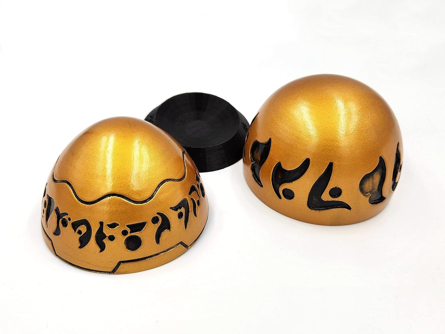 Handmade Gold Jak and Daxter Precursor Orb with Stand