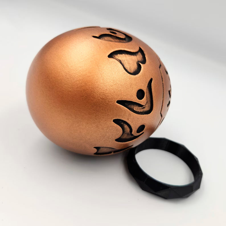 Handmade Jak and Daxter Precursor Orb with Stand