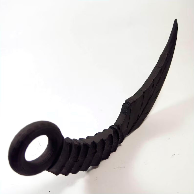 Handmade Mazikeen's Blade Daggers from Lucifer 2pcs black matt