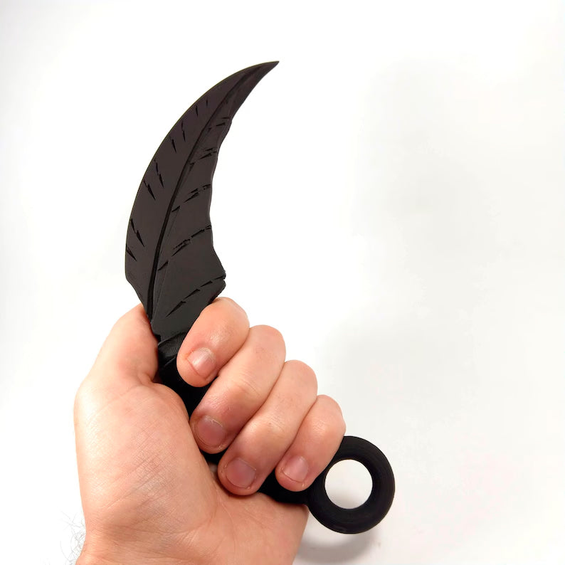 Handmade Mazikeen's Blade Daggers from Lucifer 2pcs black matt