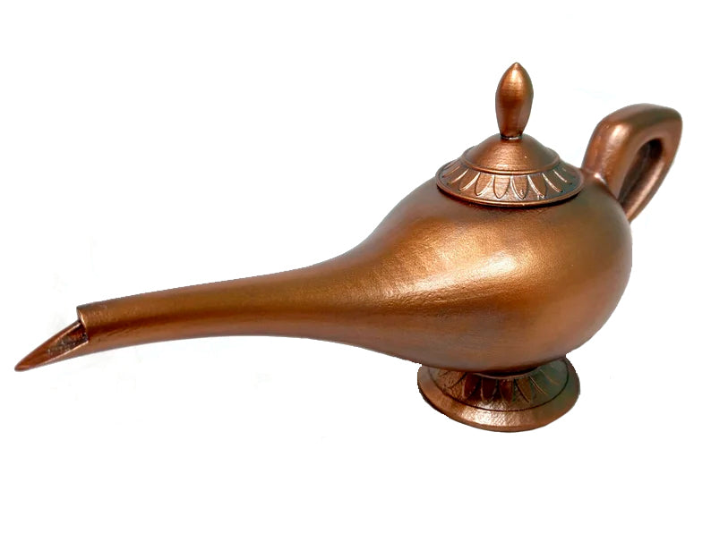 Aladdin Lamp Jinn Genie's Lamp 3D Printed and painted Handmade