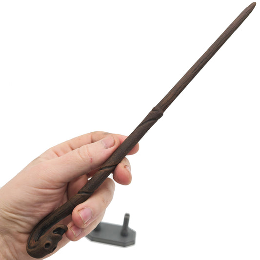 Antonin Dolohov Replica wand with stand Wizarding World Prop