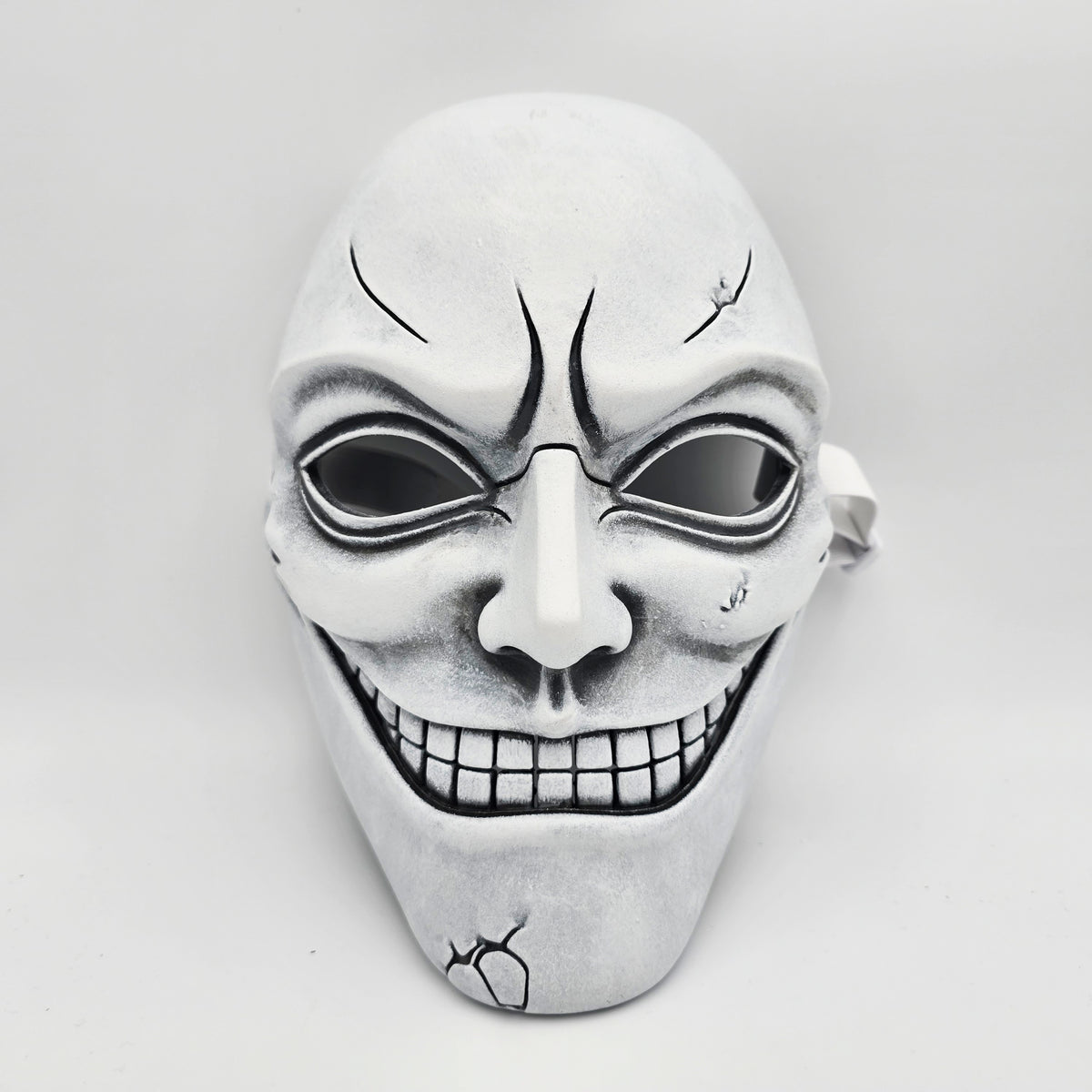 Creepy Cracked Smile Maniac Mask – Scary Horror Mask, Halloween Cosplay