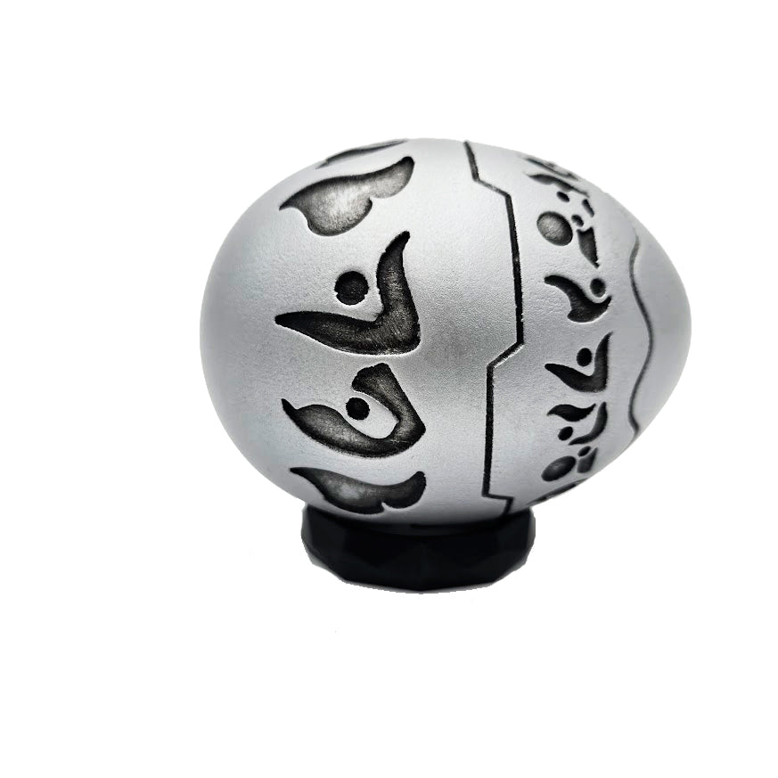 Precursor Orb Light Gray with Stand Handmade