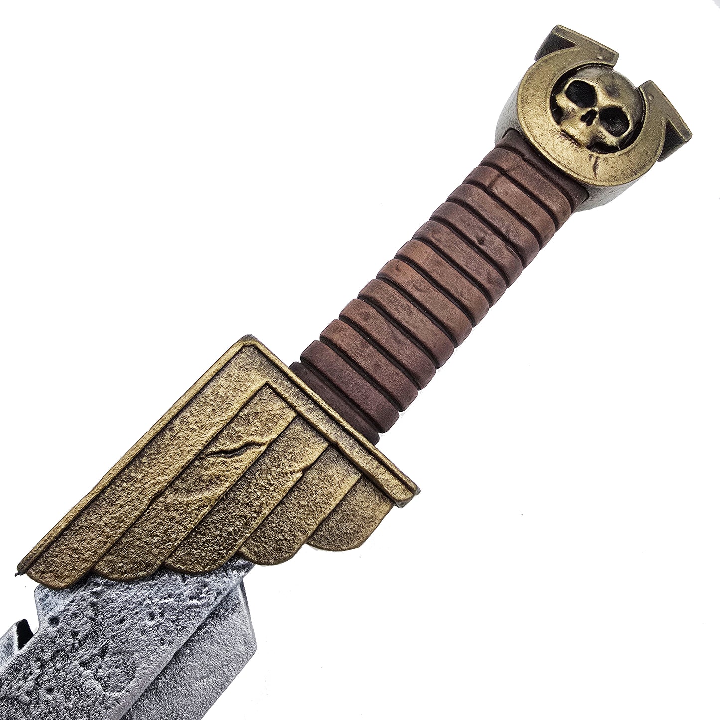 Titus Combat Knife with stand - Handmade gamer gift