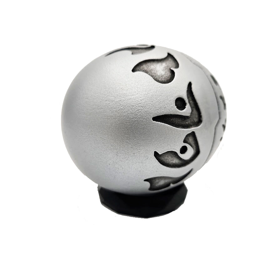 Precursor Orb Light Gray with Stand Handmade