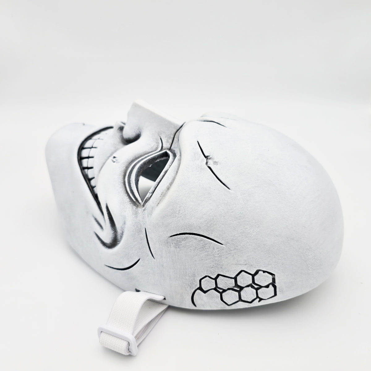 Creepy Cracked Smile Maniac Mask – Scary Horror Mask, Halloween Cosplay
