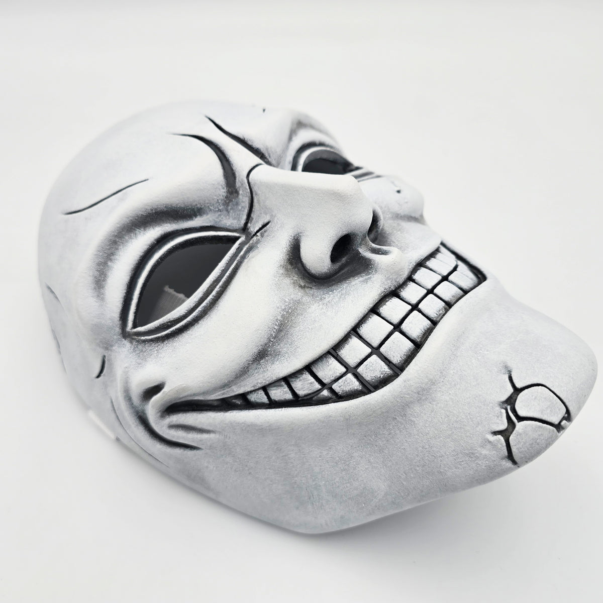 Creepy Cracked Smile Maniac Mask – Scary Horror Mask, Halloween Cosplay
